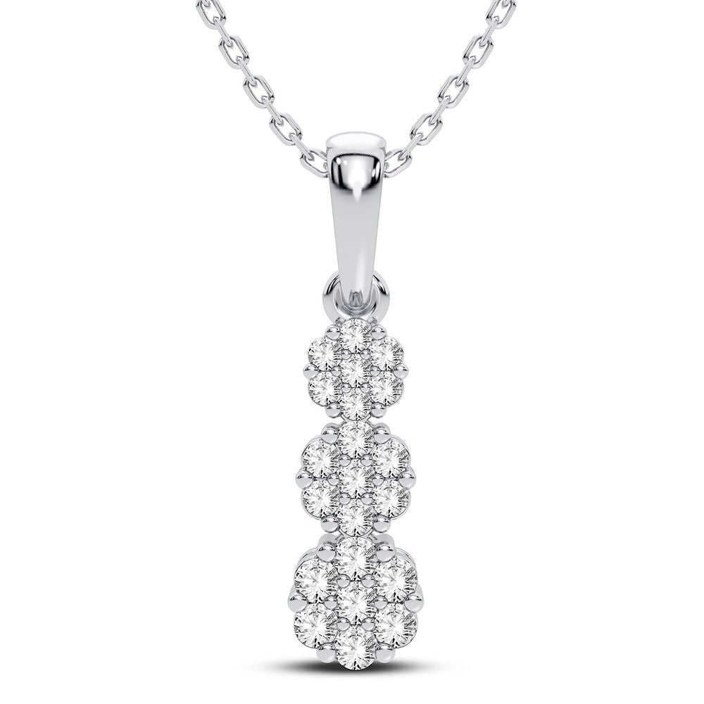 10K 0.50CT Diamond Pendant