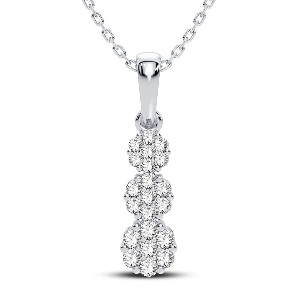 10K 0.22CT Diamond Pendant