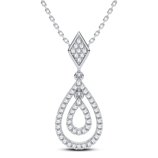 14K 0.19CT DIAMOND PENDANT