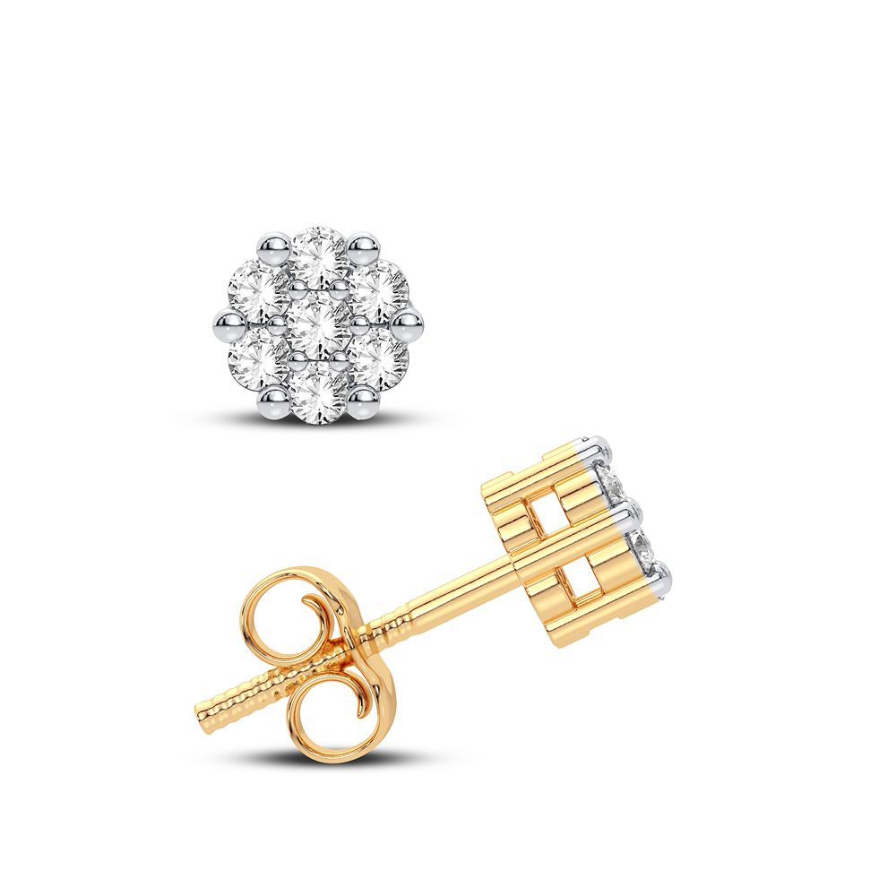 10K 0.08CT Diamond Earring