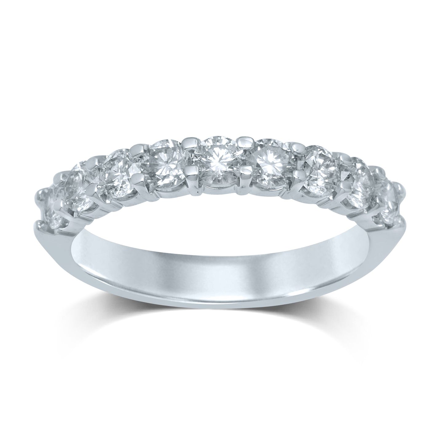 14K 0.90Ct Diamond Band (9 Diamond Stones)