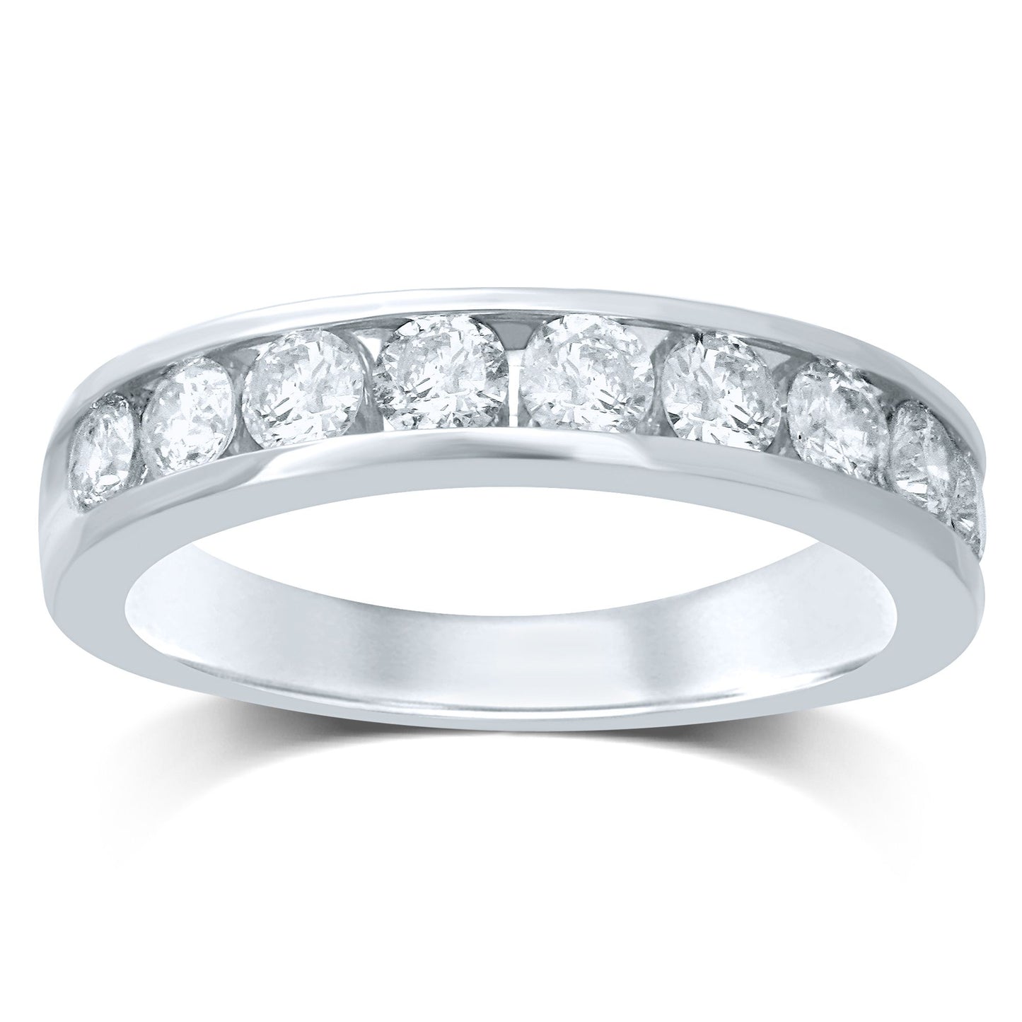 14K 0.33CT Diamond Band (9 Diamond Stones)