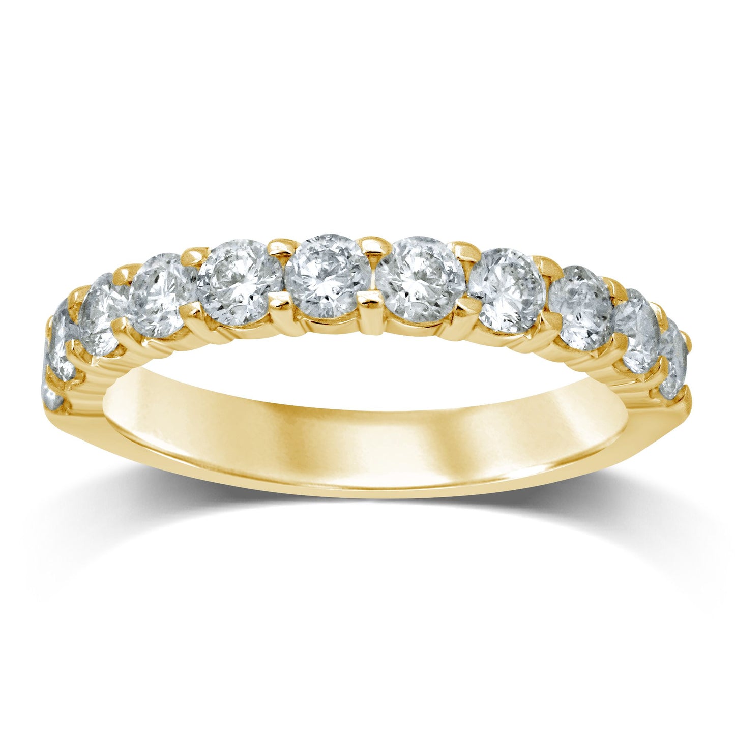 14K  0.27CT Diamond Ladies Band  (11 Diamond Stones)