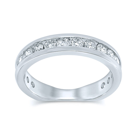 14K 0.20CTDiamond Band (18 Diamond Stones)