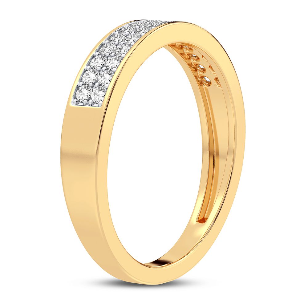 10K 0.25CT Diamond Band