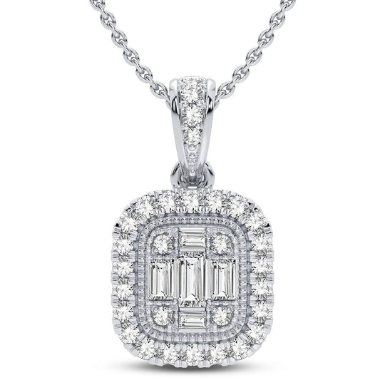 10K 0.28CT DIAMOND PENDANT