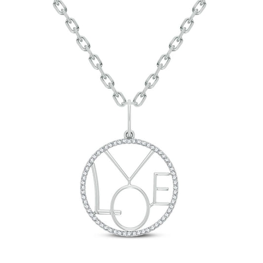 14K 0.15CT Diamond Pendant