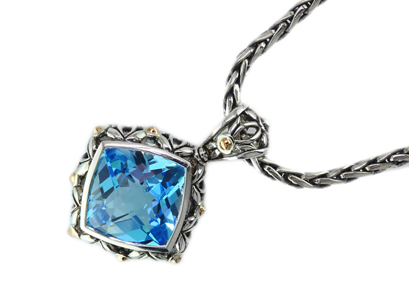 EFFY  BLUE TOPAZ PENDANT