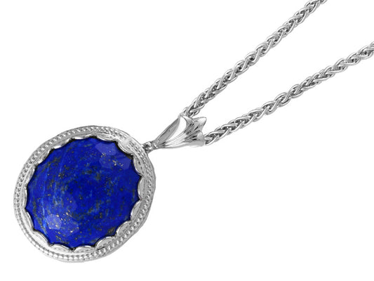 EFFY 925 STERLING SILVER LAPIS LAZULI PENDANT