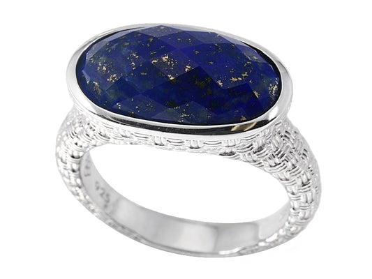 EFFY 925 STERLING SILVER LAPIS LAZULI RING