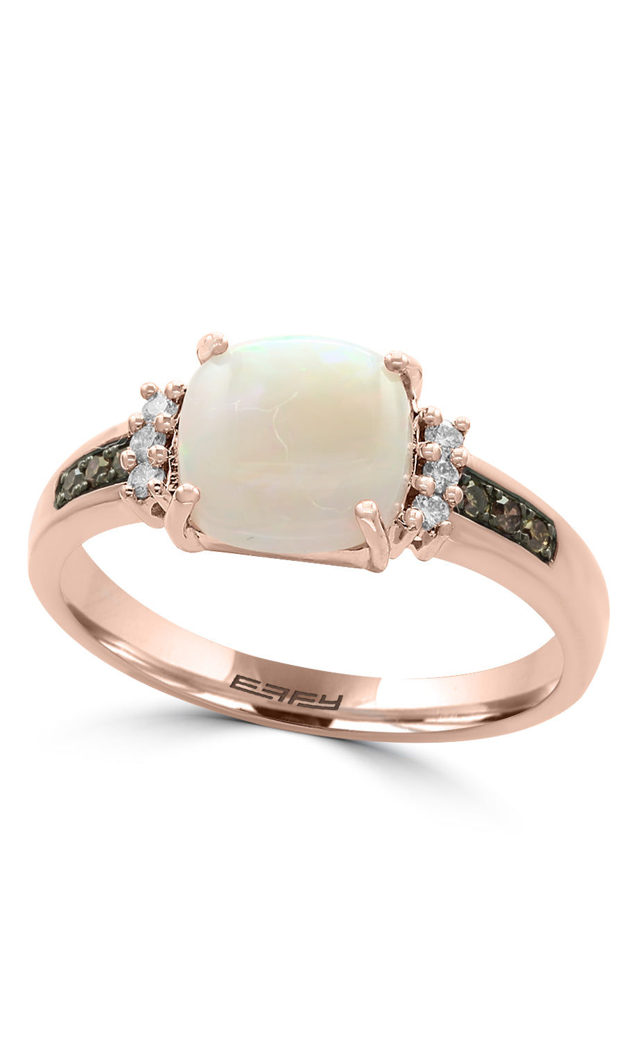 Effy 14K Rose Gold Diamond and Multicolor Ring