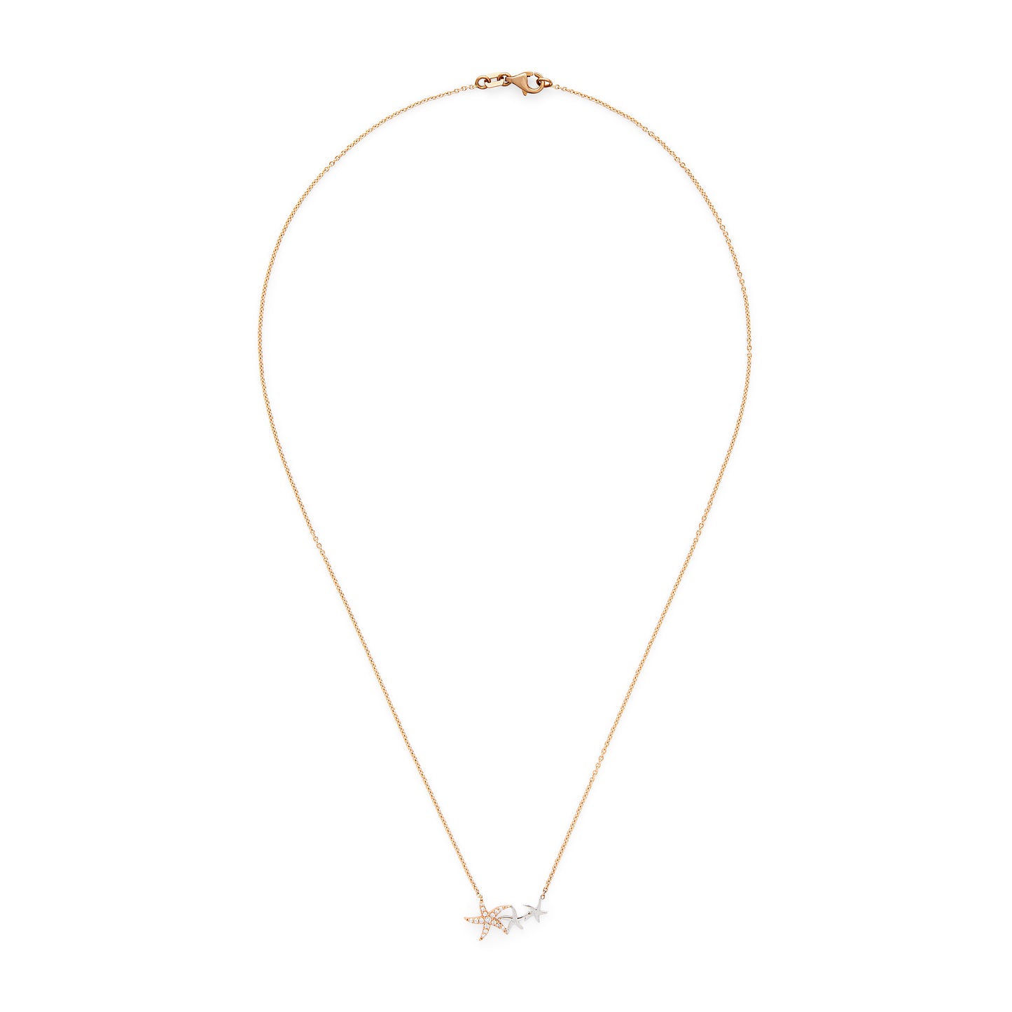 Effy 14K TWO TONE DIAMOND NECKLACE