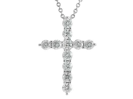 EFFY 14K WHITE GOLD DIAMOND PENDANT