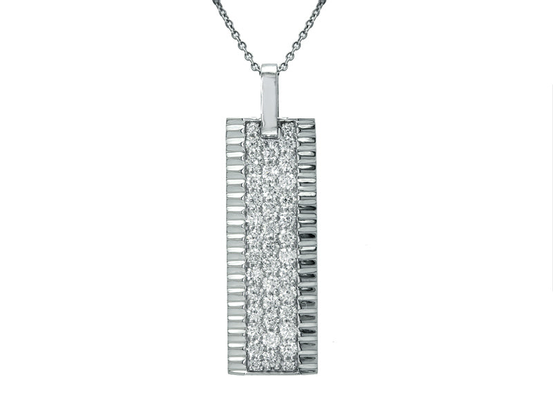 EFFY 14K WHITE GOLD DIAMOND PENDANT