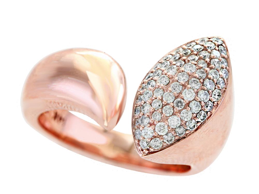 EFFY 14K ROSE GOLD DIAMOND RING