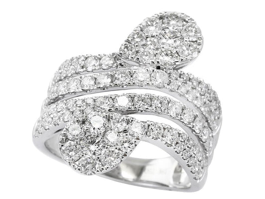 EFFY 14K WHITE GOLD DIAMOND RING