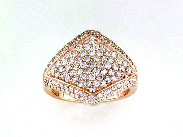 EFFY 14K ROSE GOLD DIAMOND RING