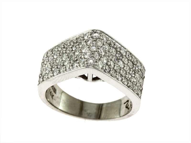 EFFY 14K WHITE GOLD DIAMOND RING