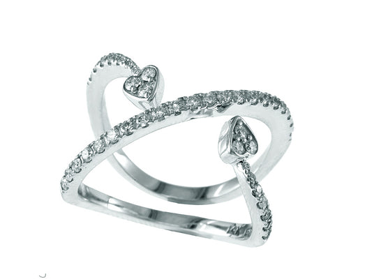 EFFY 14K WHITE GOLD DIAMOND RING