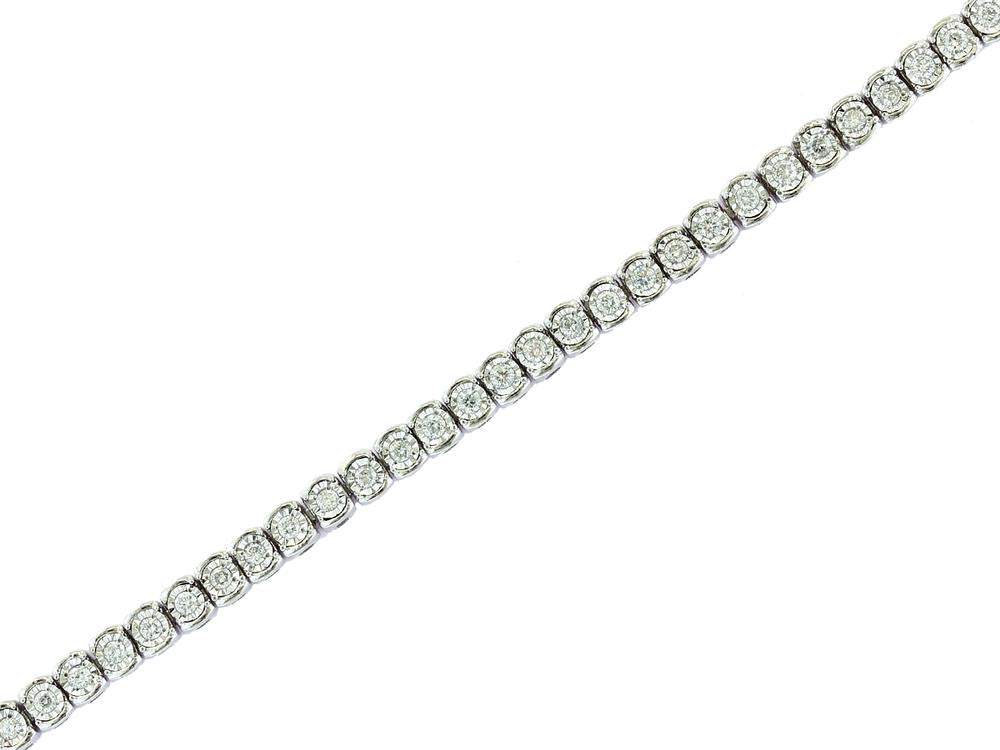 EFFY 925 SILVER DIAMOND BRACELET