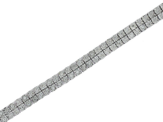 EFFY 925 SILVER DIAMOND BRACELET