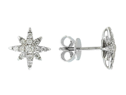 EFFY 925 SILVER DIAMOND EARRINGS