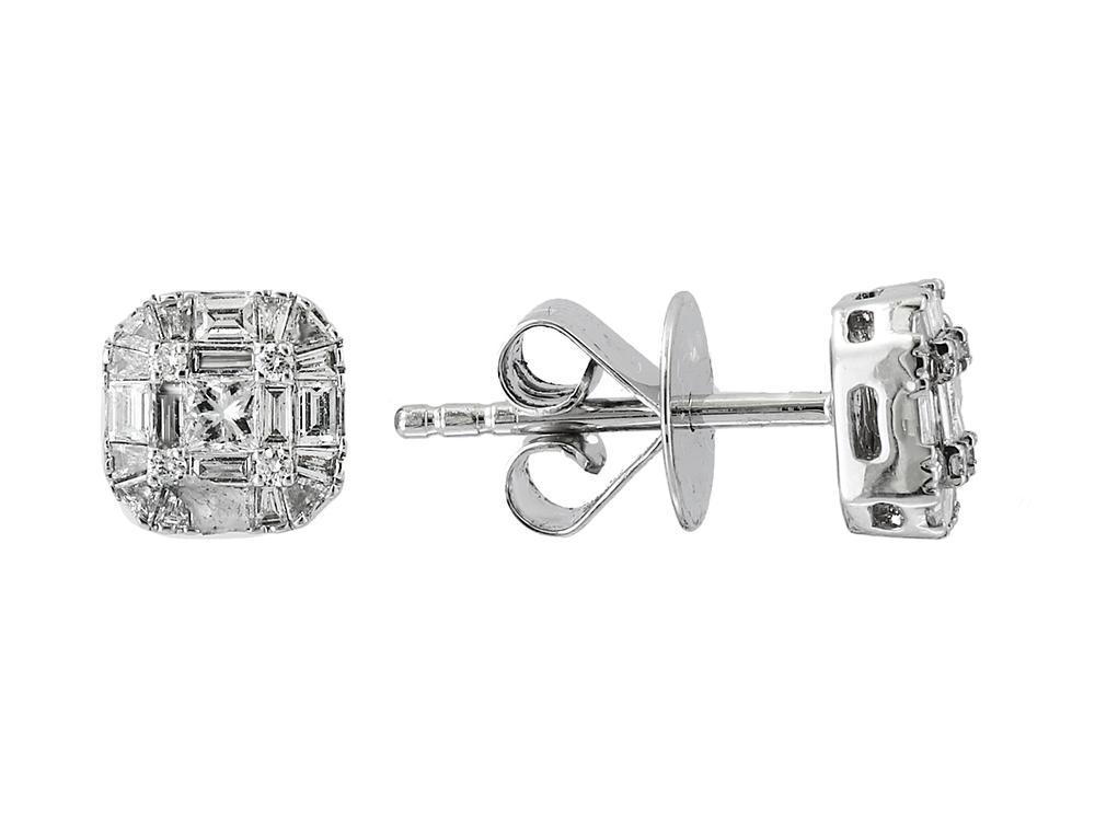 EFFY 14K WHITE GOLD  EARRINGS