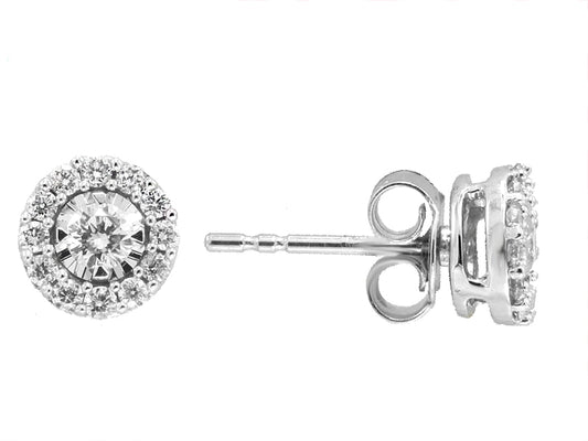 EFFY 14K WHITE GOLD  EARRINGS