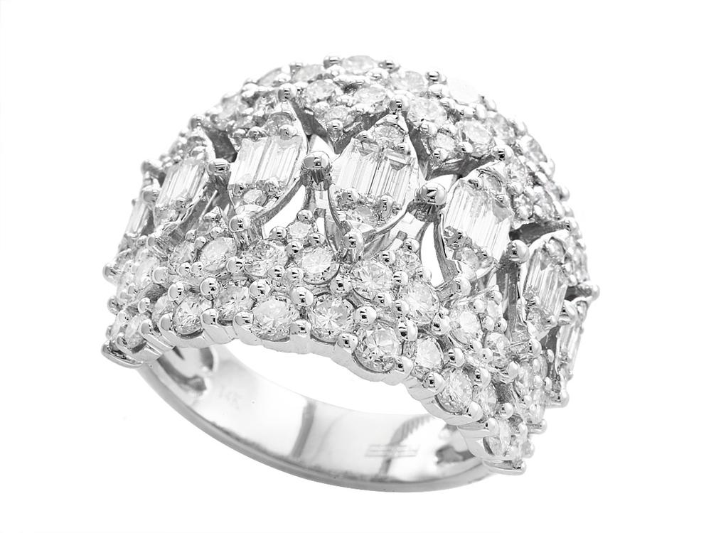 EFFY 14K WHITE GOLD DIAMOND RING