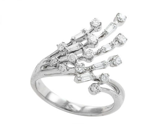 EFFY 14K WHITE GOLD DIAMOND RING