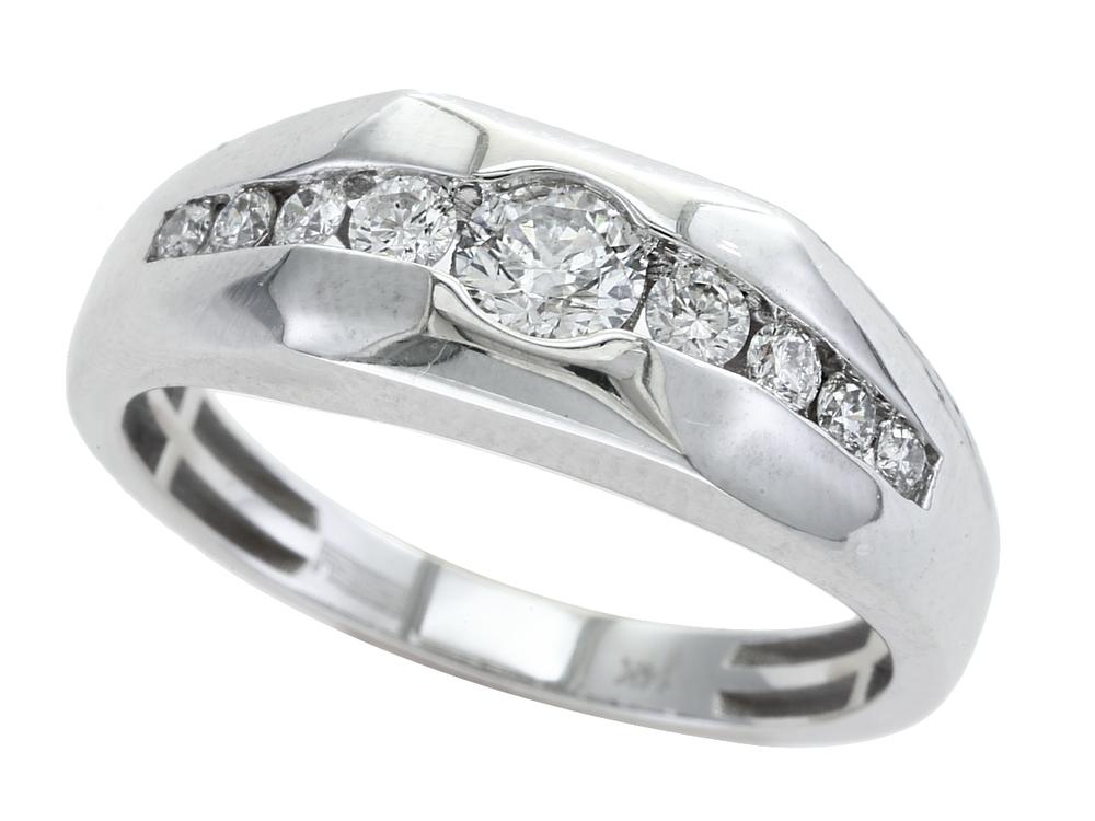 EFFY 14K WHITE GOLD DIAMOND RING