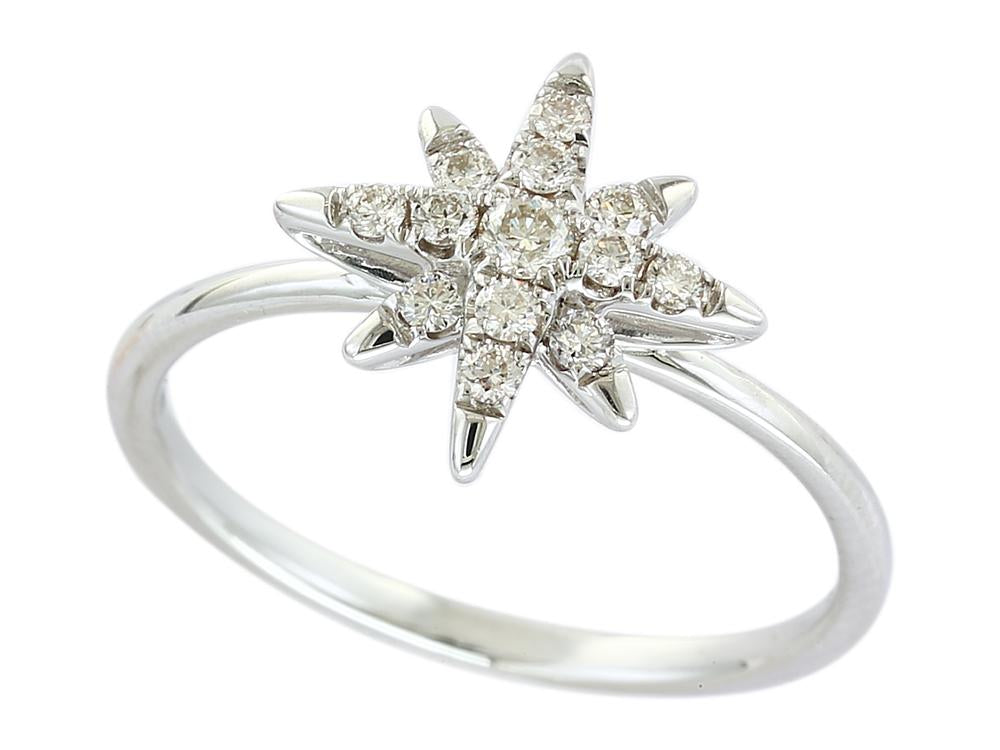 EFFY 925 SILVER DIAMOND RING