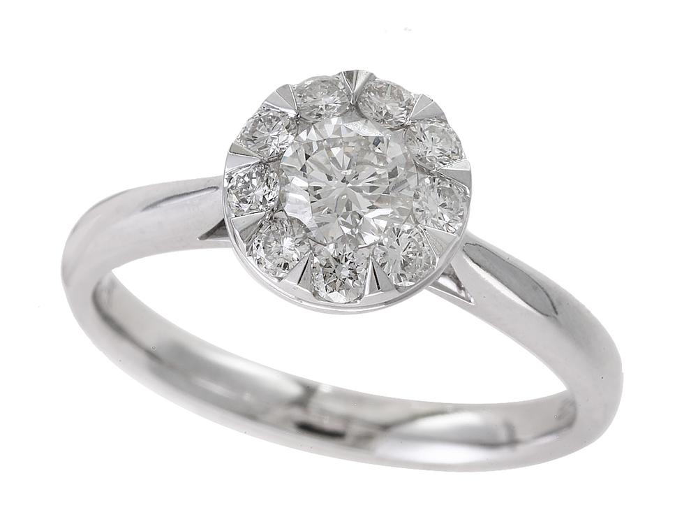 EFFY 14K WHITE GOLD DIAMOND RING