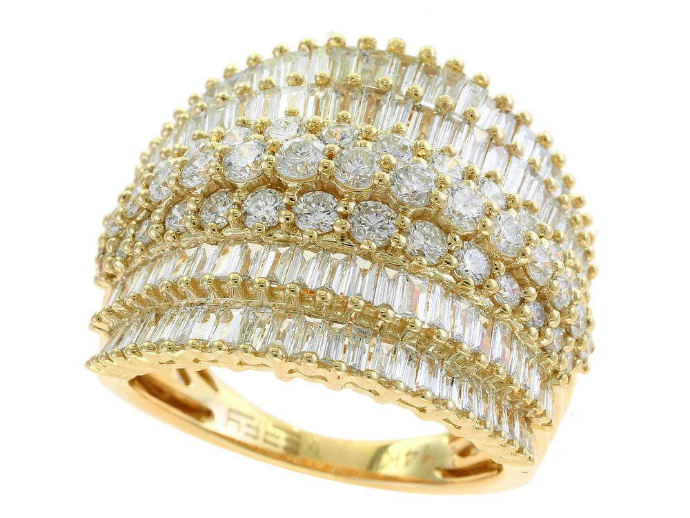 EFFY 14K YELLOW GOLD DIAMOND RING