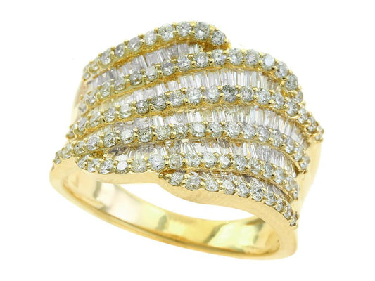 EFFY 14K YELLOW GOLD DIAMOND RING