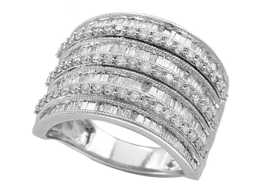 EFFY 14K WHITE GOLD DIAMOND RING