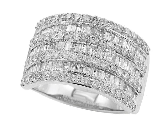 EFFY 14K WHITE GOLD DIAMOND RING