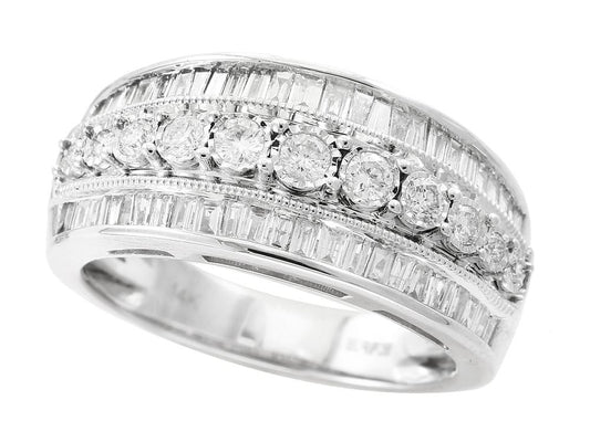 EFFY 14K WHITE GOLD DIAMOND RING