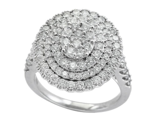 EFFY 14K WHITE GOLD DIAMOND RING