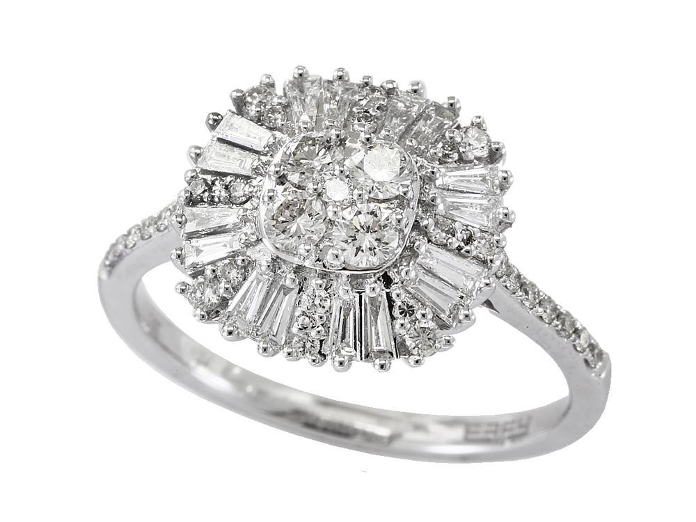 EFFY 14K WHITE GOLD DIAMOND RING