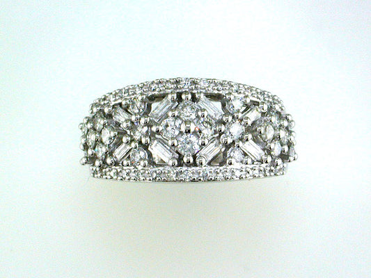 EFFY 14K WHITE GOLD DIAMOND RING