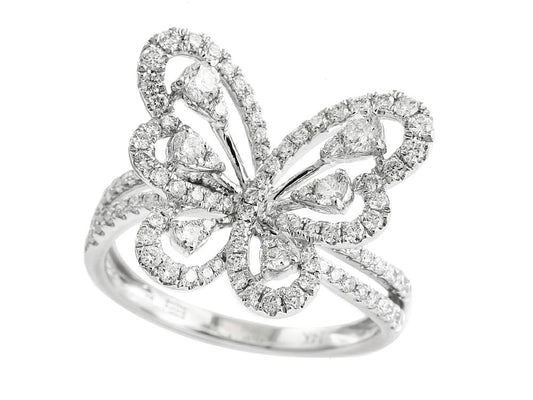 EFFY 14K WHITE GOLD DIAMOND RING