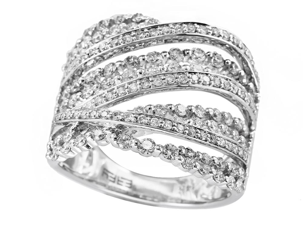 EFFY 14K WHITE GOLD DIAMOND RING