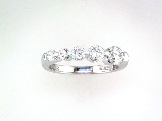 EFFY 14K WHITE GOLD DIAMOND RING