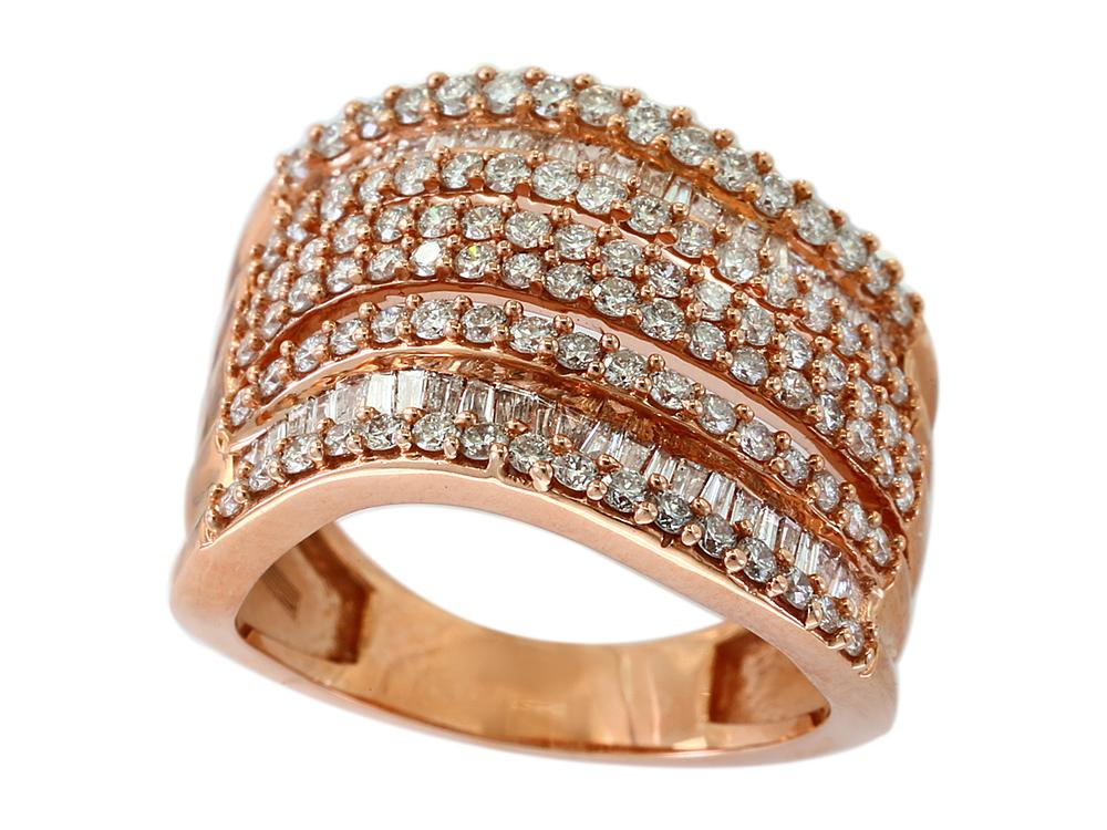 EFFY 14K ROSE GOLD DIAMOND RING