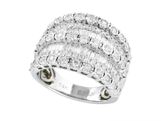 EFFY 14K WHITE GOLD DIAMOND RING