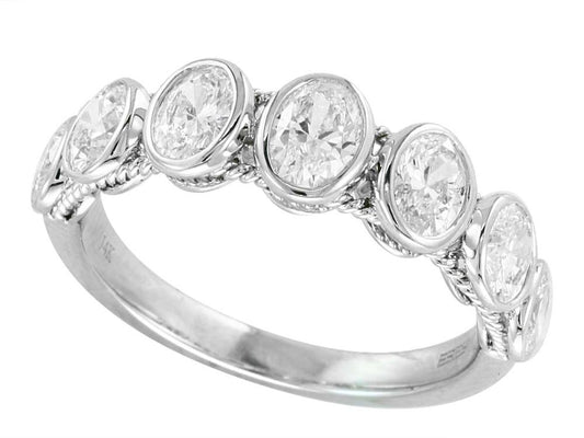 EFFY 14K WHITE GOLD DIAMOND RING