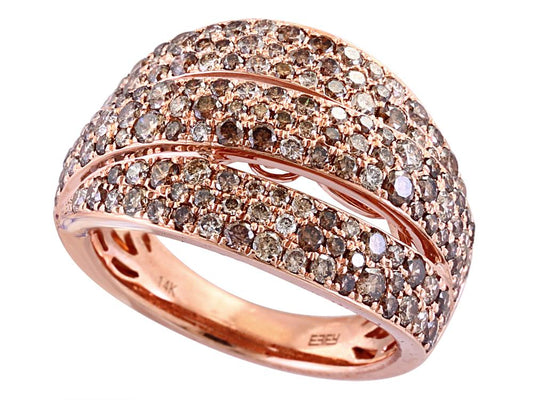 EFFY 14K ROSE GOLD ESPRESSO DIAMOND, RING