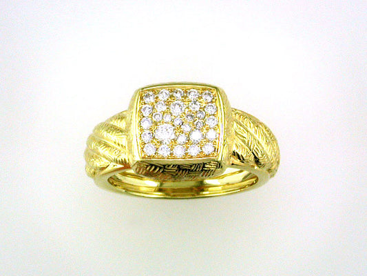 EFFY 14K YELLOW GOLD DIAMOND RING