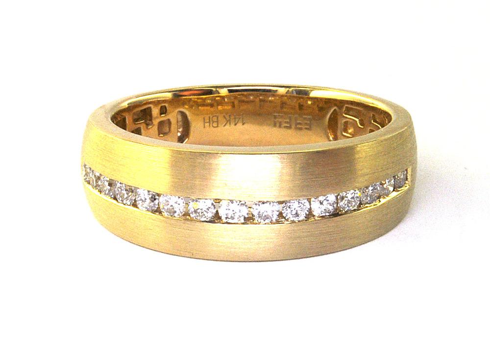 EFFY 14K YELLOW GOLD DIAMOND RING